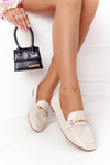 Classic Women's Loafers Beige Eloquence