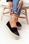 Espadrilles On A Straw Platform S.Barski Black