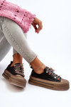 Women's Platform Sneakers GOE NN2N4053 Black