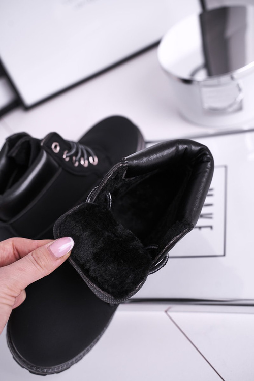 Children's Insulated Boots With Studs Black Gonzo