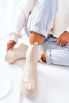 Insulated Chelsea Boots Beige Time Off