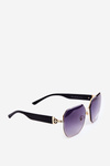 Women's Sunglasses UV400 Black-Gold