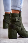 Women's Suede Booties La.Fi 260041BGR-SU Green