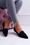 Women's Ballerina Suede Lords Black Gretar