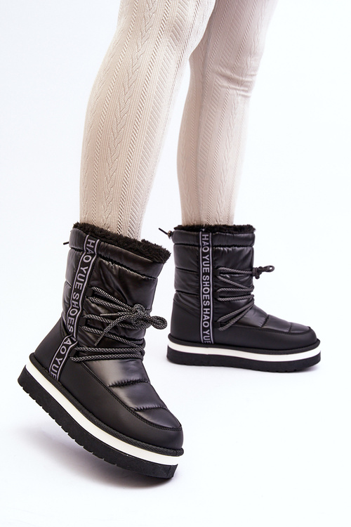Women's Snow Boots with Black Laces Lilara