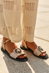 Women's Sandals With Decoration S.Barski KV27-045 Gold