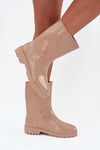 Beige Ladies Wellies Elvara