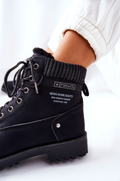 Women’s Flat Hiking Boots Black Grunders