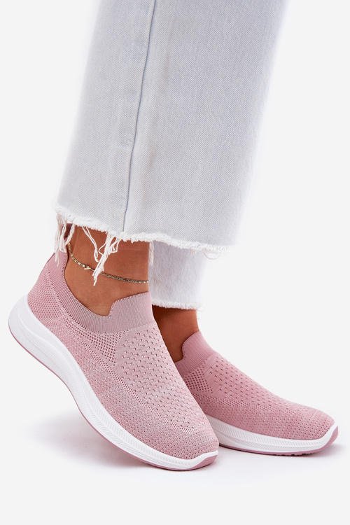 Slip On Fabric Sports Shoes Women Black Minstina