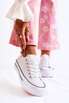 Women's Classic Sneakers On The Platform White Conelle