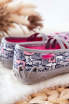 Flip-flops Ballerinas Befado Cats 116X297 Grey