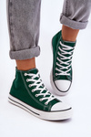 Women's Classic High-Top Sneakers Green Remos