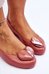 ZAXY Women's Ballerinas With Heart LL285028 Pink