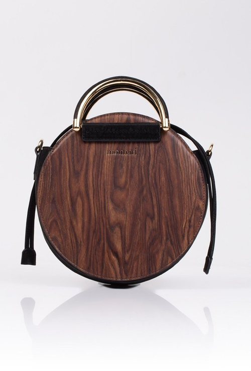 Women's Round Handbag Monnari Brown and Black BAG9340-017