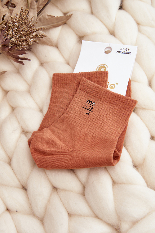 Skarpety Damskie Bawełniane Camel NPX9582