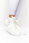 Sports Shoes On A Platform With A Purse White Alexis