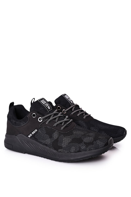 Męskie Sportowe Buty Memory Foam Big Star HH174141 Czarne