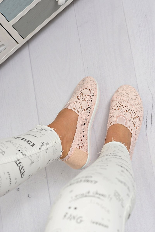 Lace Women's Ballerinas Little Sugar Powder Pink