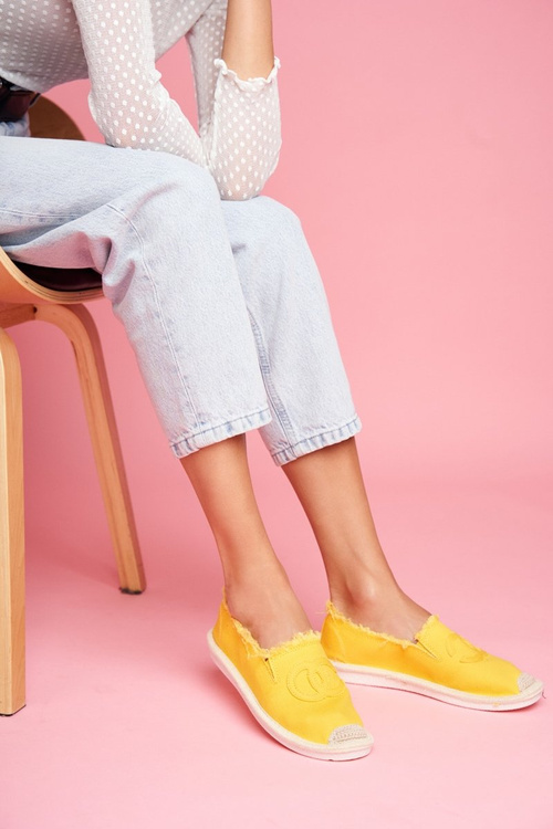 Classic Women's Espadrilles Yellow Flaure
