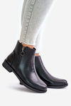Flat Insulated Ankle Boots Black Kerima