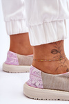 Women's Slip-on Canvas Sneakers Beige Kenza