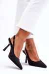 Classic Pointed Heels Black Whitley