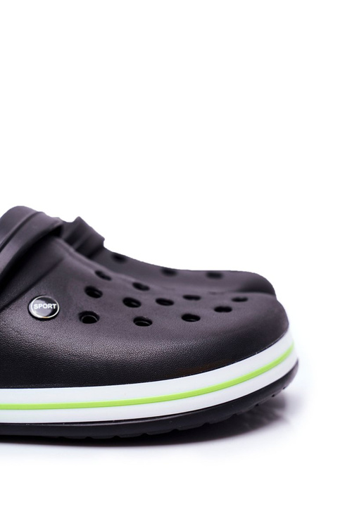 Men's Slides Swimming Pool Crocs Pasipheme Black
