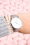 Classic Leather Women's Watch Ernest Dirty Pink