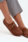 Women's Barefoot Style Shoes Made of Natural Suede Zazoo 327 Brown
