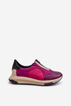 Leather Women's Sports Shoes Maciejka 06296-15 Fuchsia