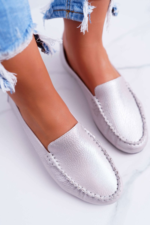 Women's Sergio Leone Pink Pearl Winted Moccasins