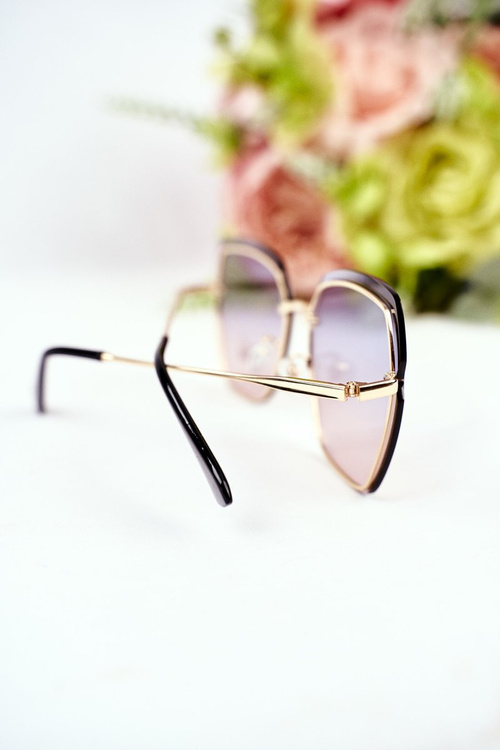 Women's Sunglasses Prius PRE-34 Gold Pink Navy Gradient