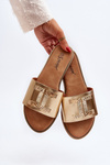 Women's Sandals with Golden Embellishment Ollavia
