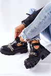 Boots With A Chain Black Torment