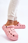 Women's Foam Platform Crocs Pink Beckett