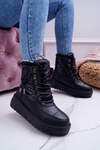 Women's Fleece-lined Snow Boots Black Fahrenheit