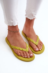 Flat Flexible Women's Flip-Flops ZAXY JJ285253 Lime