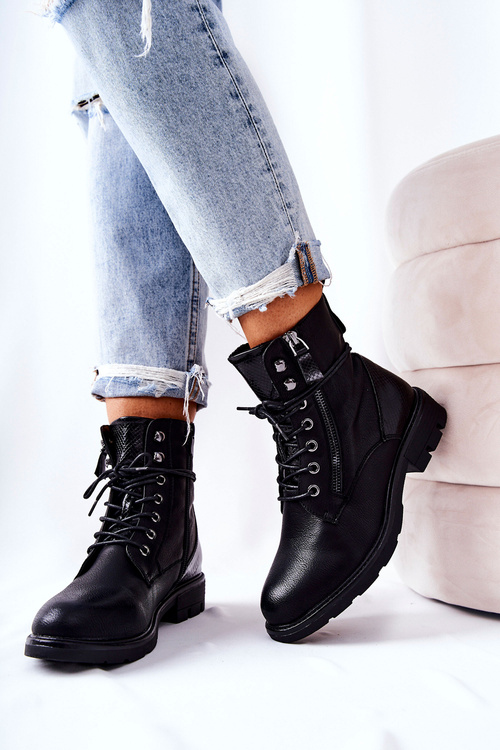 Zipped Boots Mirthbrow Black