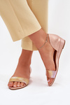 Leather Sandals Maciejka 01971-72 Rose Gold