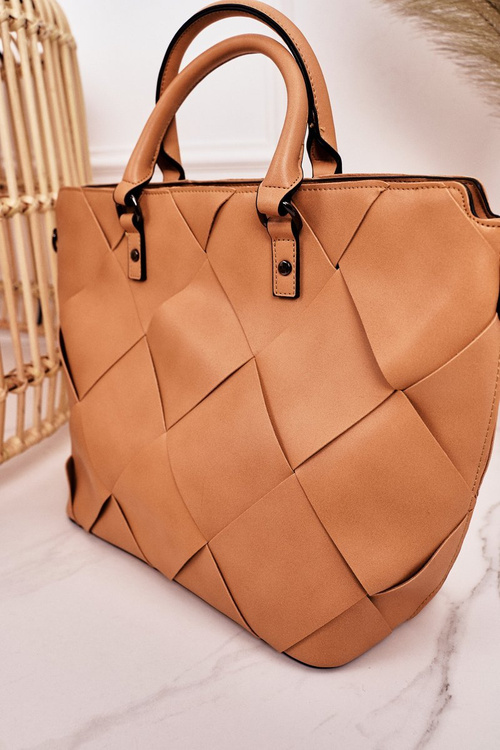 Women's Shopper Bag NOBO NBAG-K1250 Beige