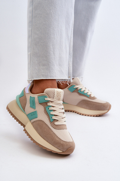 Sneakersy Damskie Beżowe Big Star NN274973