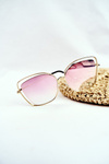 Women's Sunglasses Prius PRE-31 Gold Pink Mirror