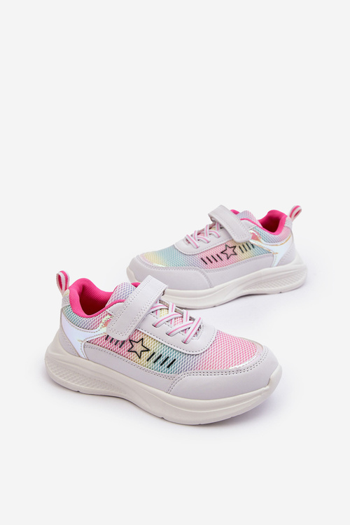 Girls Lace-Up Sports Shoes Multicolor Adriney