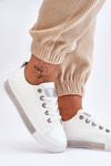 Women's Low Sneakers With Jets White-Silver Demira