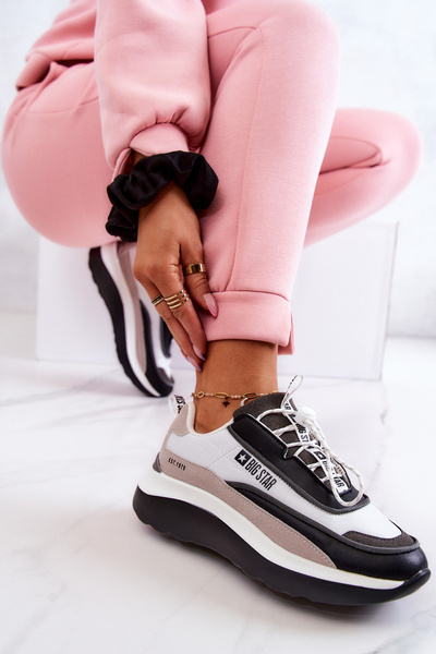 Sport Shoes Sneakers Big Star JJ274998 White and Black