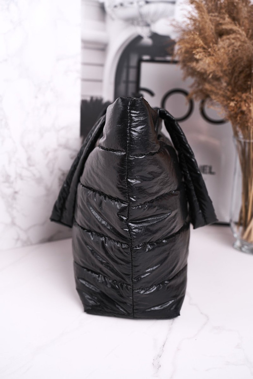 Large Shopper Bag MONNARI MONNARI BAG5720-020 Shiny Black