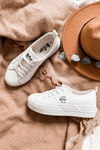 Tenisówki Trampki Platforma Lee Cooper Białe LCW-22-31-0837L 
