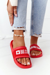 Women's Slippers Big Star HH274A014 Red