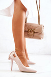 Women’s Stilettos Suede Beige Leven