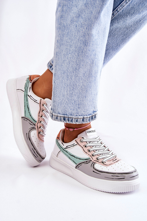 Buty Sportowe Damskie Niskie Multikolor Solveig